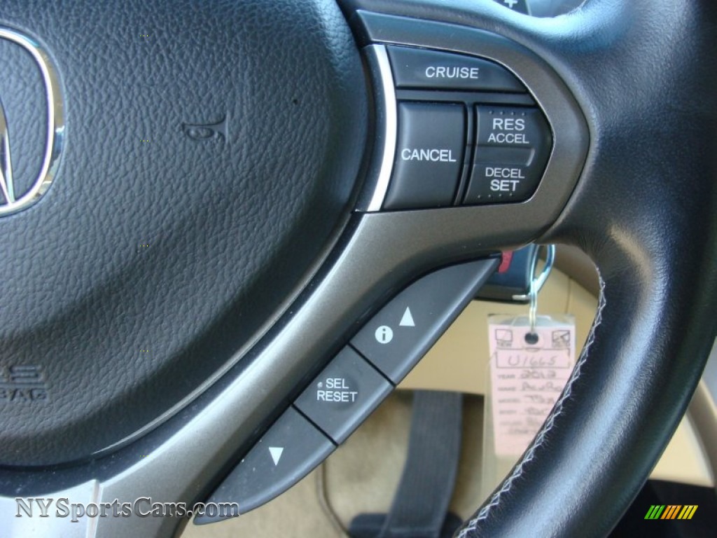 2012 TSX Technology Sedan - Crystal Black Pearl / Taupe photo #16