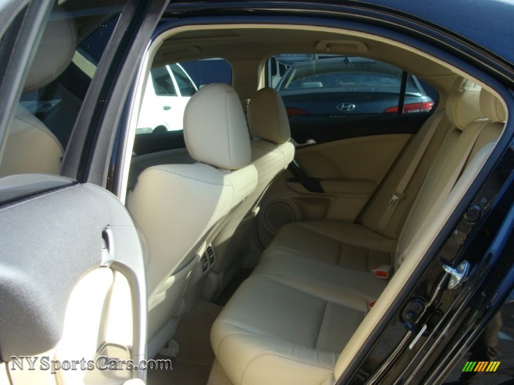 2012 TSX Technology Sedan - Crystal Black Pearl / Taupe photo #21