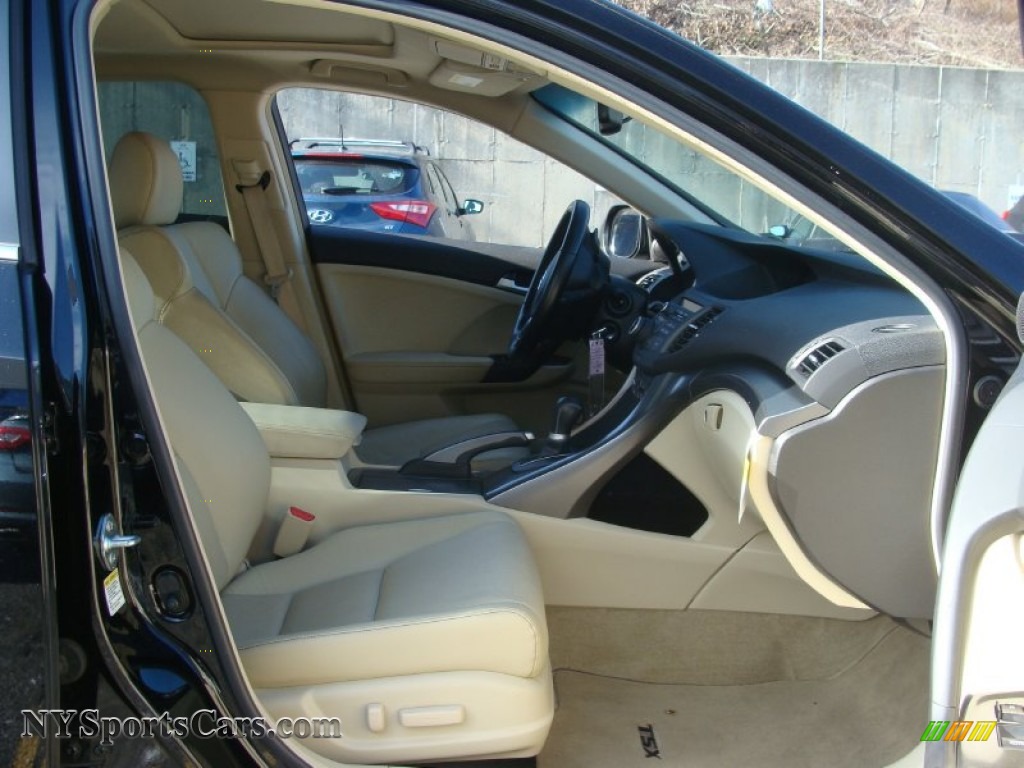2012 TSX Technology Sedan - Crystal Black Pearl / Taupe photo #27