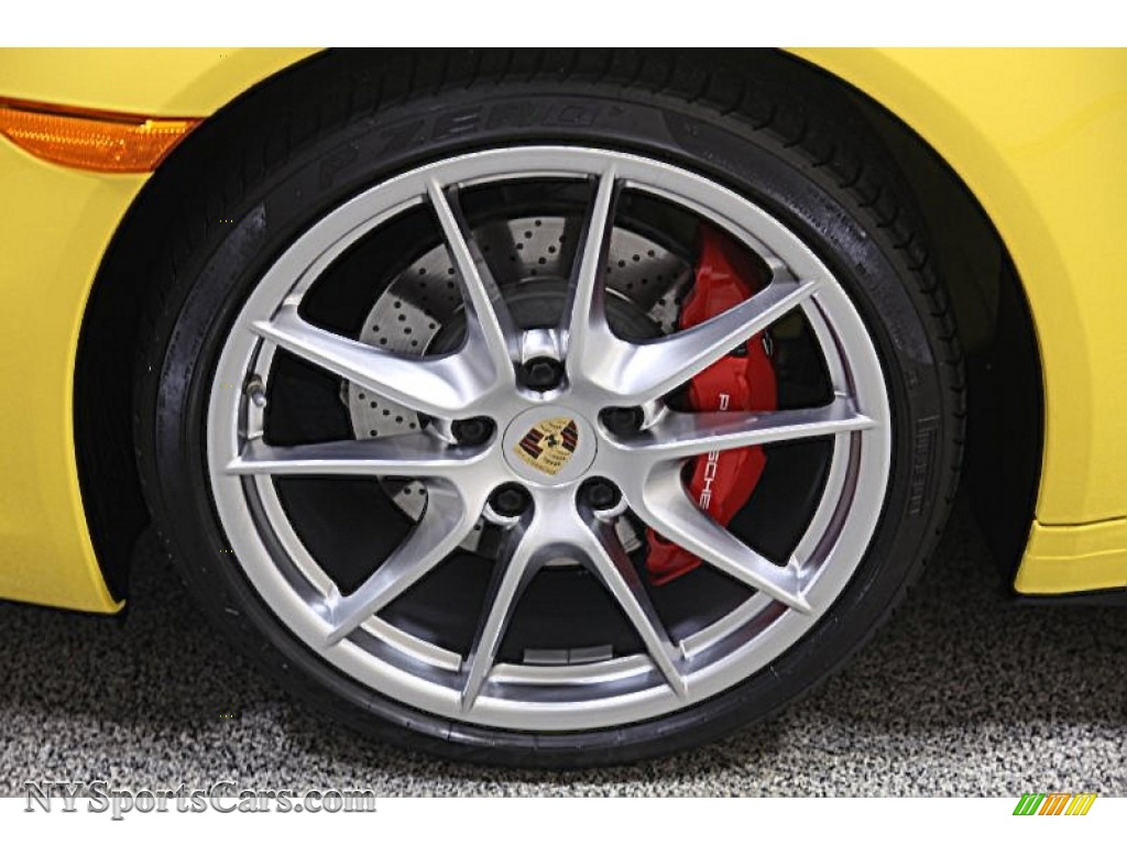 2013 911 Carrera 4S Coupe - Racing Yellow / Black photo #6