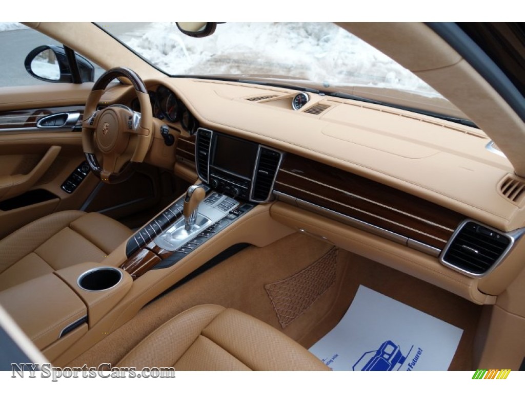 2014 Panamera Turbo Executive - Black / Cognac Natural Leather photo #24