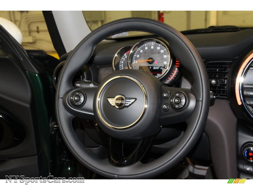 2015 Cooper S Hardtop 2 Door - British Racing Green II Metallic / Punch Dark Truffle/Carbon Black photo #16