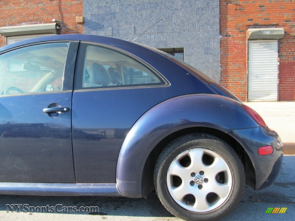 1999 New Beetle GLS Coupe - Batik Blue Metallic / Cream photo #10