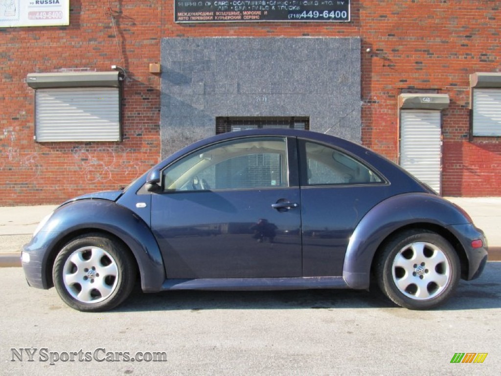 1999 New Beetle GLS Coupe - Batik Blue Metallic / Cream photo #12