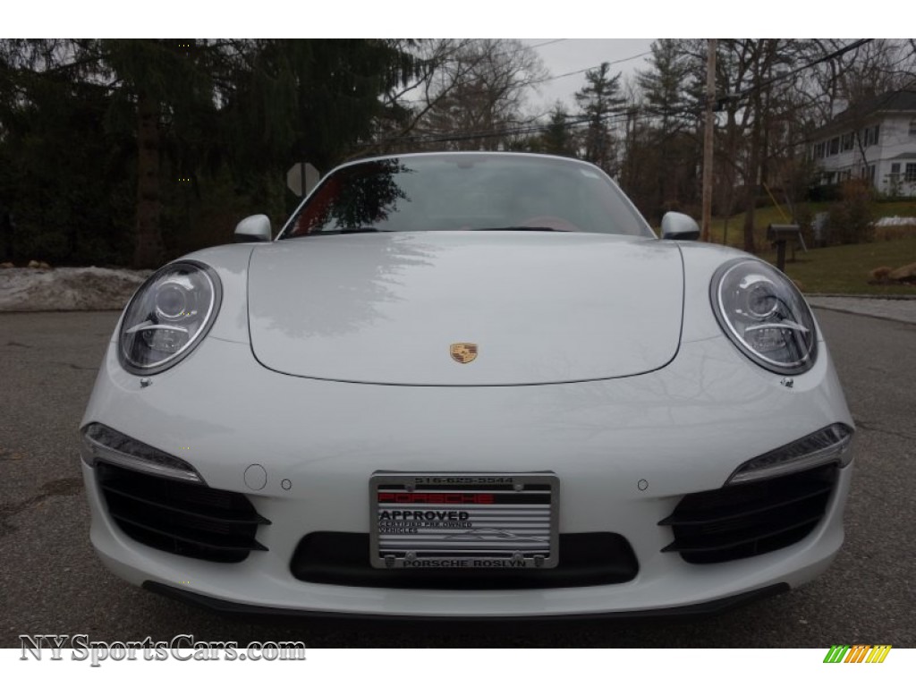 2013 911 Carrera S Cabriolet - White / Carrera Red Natural Leather photo #9