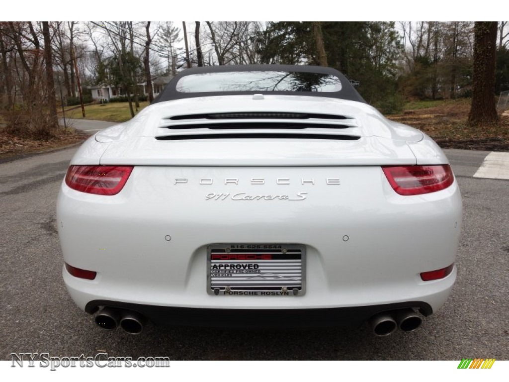 2013 911 Carrera S Cabriolet - White / Carrera Red Natural Leather photo #10