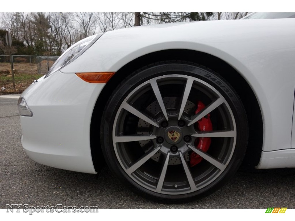 2013 911 Carrera S Cabriolet - White / Carrera Red Natural Leather photo #11