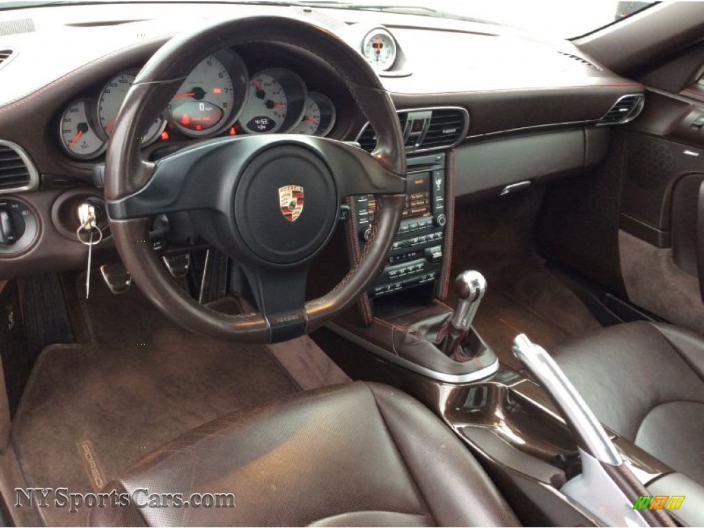 2011 911 Carrera 4S Cabriolet - Macadamia Metallic / Cocoa photo #13