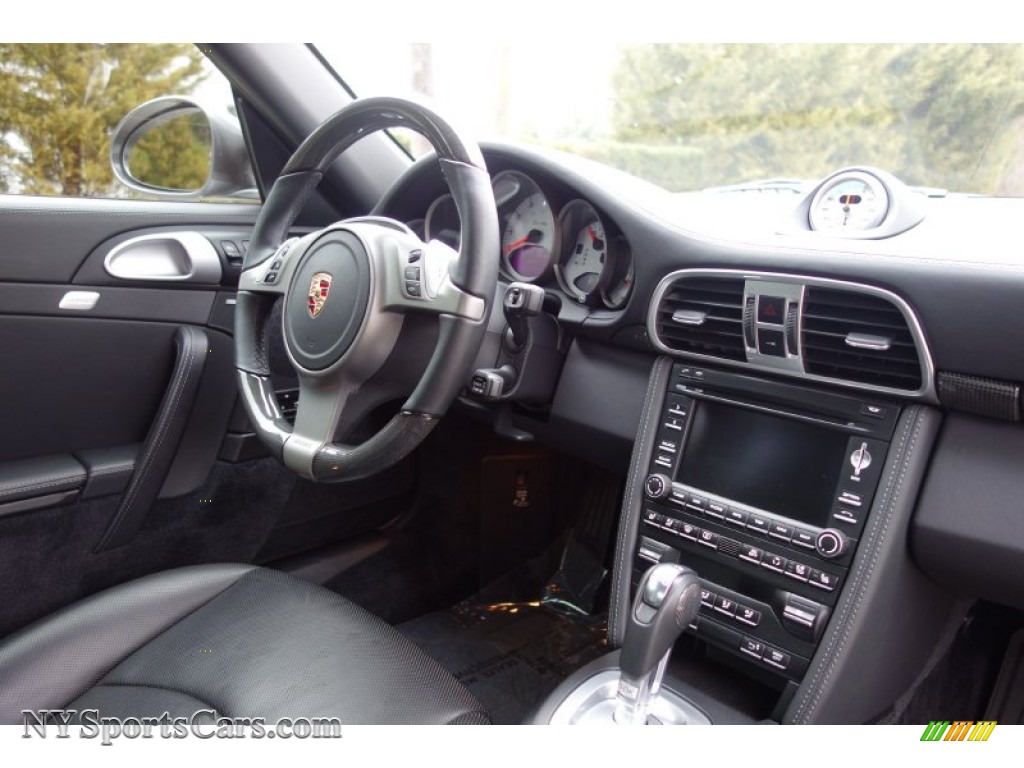 2010 911 Turbo Coupe - Meteor Grey Metallic / Black photo #19