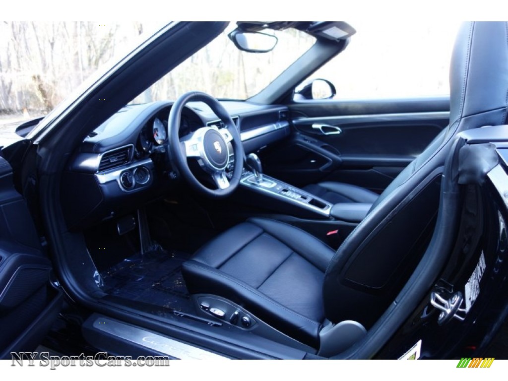2013 911 Carrera S Cabriolet - Black / Black photo #12