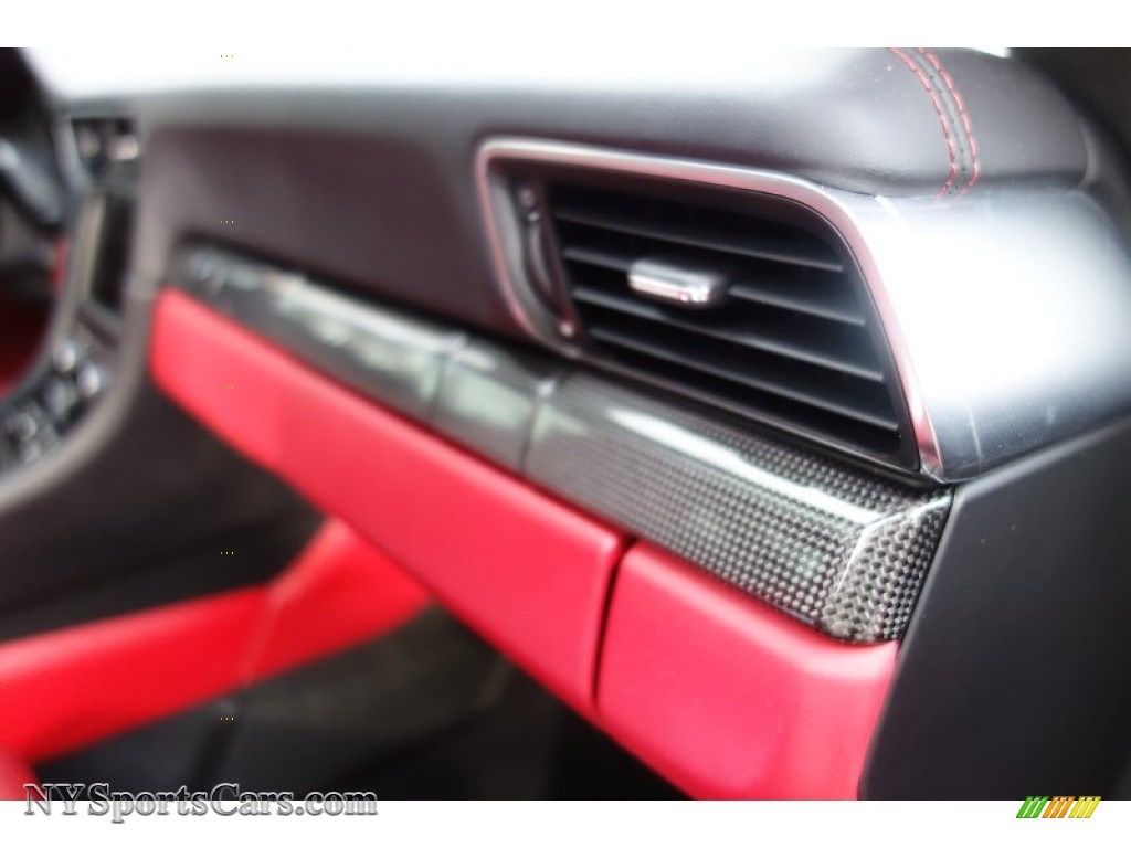 2014 911 Turbo S Coupe - Basalt Black Metallic / Carrera Red Natural Leather photo #19