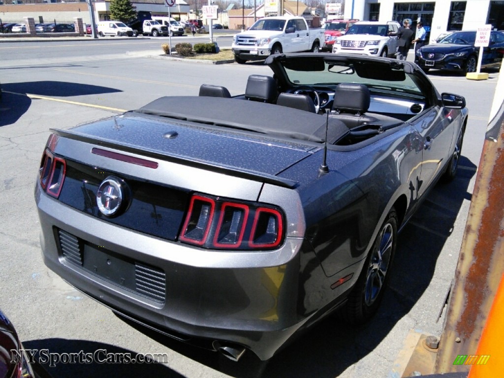 2014 Mustang V6 Premium Convertible - Sterling Gray / Charcoal Black photo #5