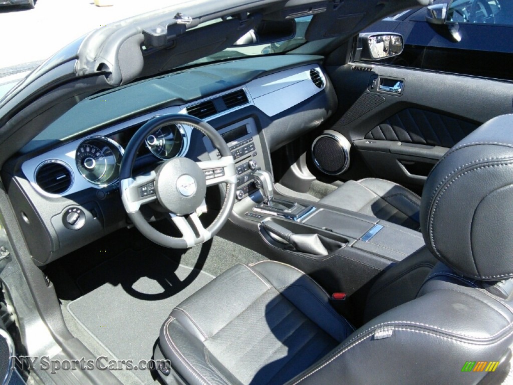 2014 Mustang V6 Premium Convertible - Sterling Gray / Charcoal Black photo #8