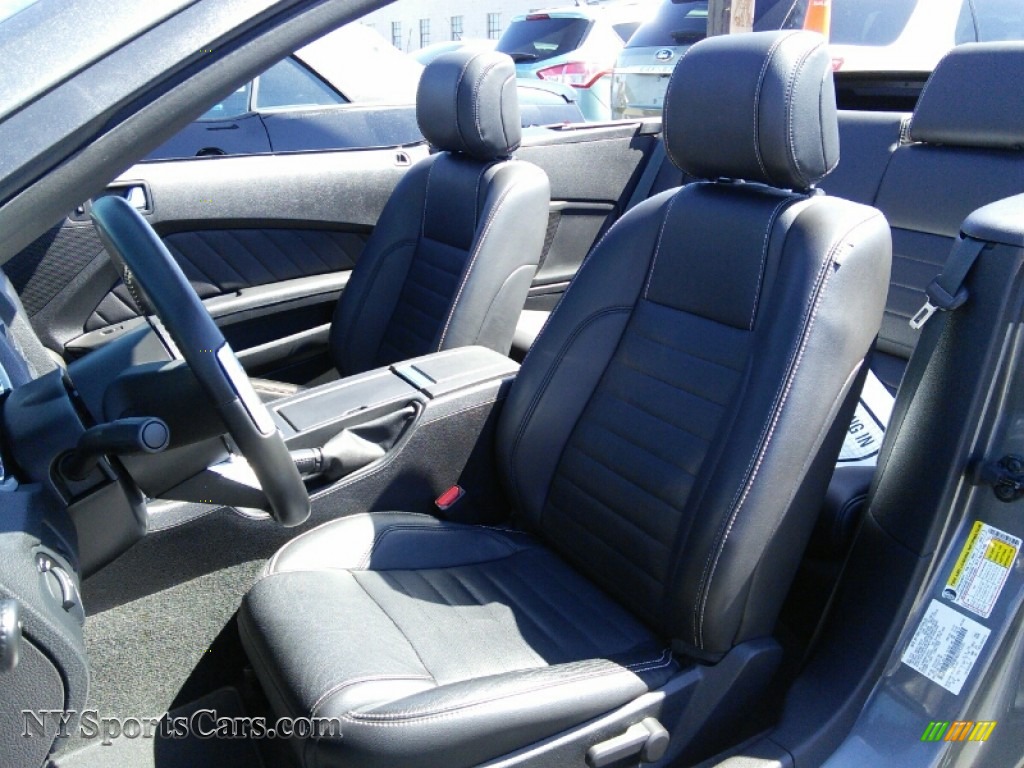 2014 Mustang V6 Premium Convertible - Sterling Gray / Charcoal Black photo #9