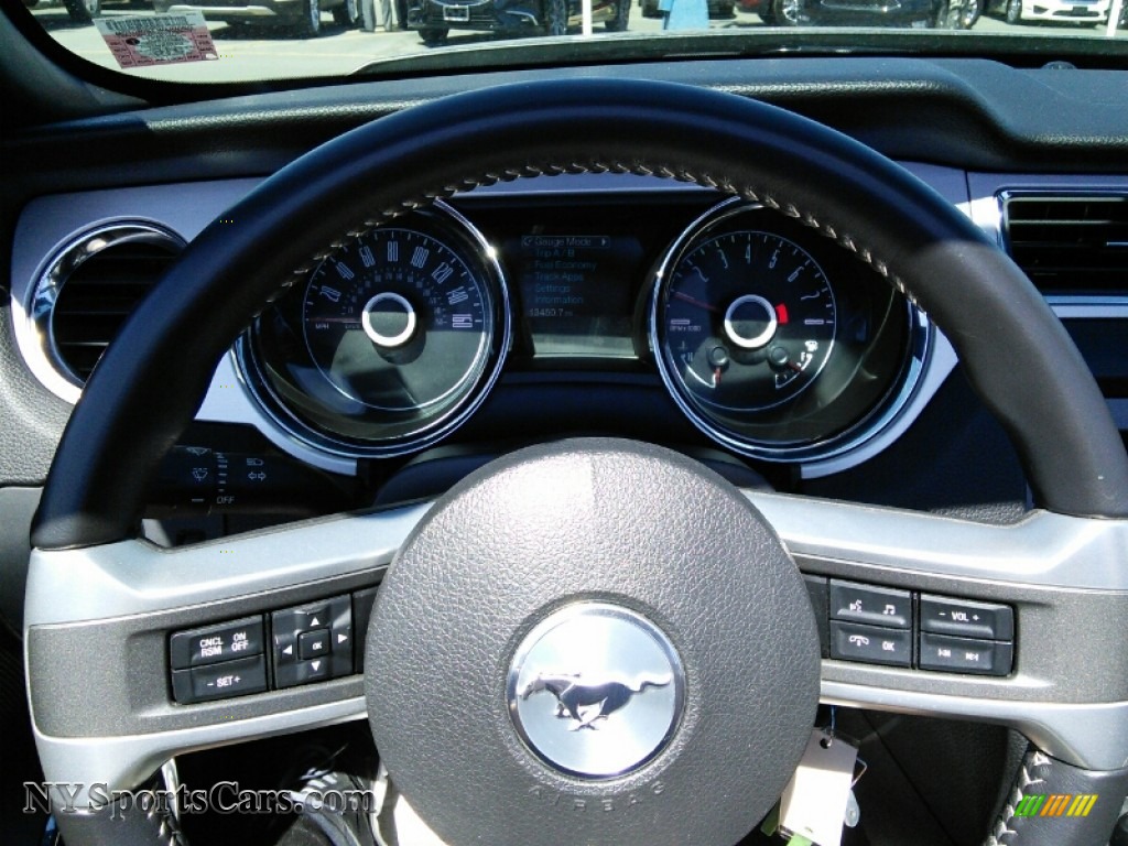 2014 Mustang V6 Premium Convertible - Sterling Gray / Charcoal Black photo #10