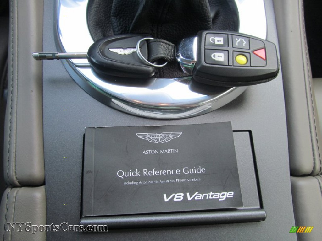 2008 V8 Vantage Coupe - Mercury Silver / Bitter Chocolate photo #49