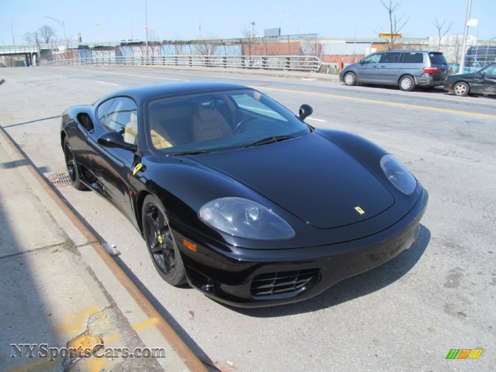 Nero (Black) / Tan Ferrari 360 Modena F1