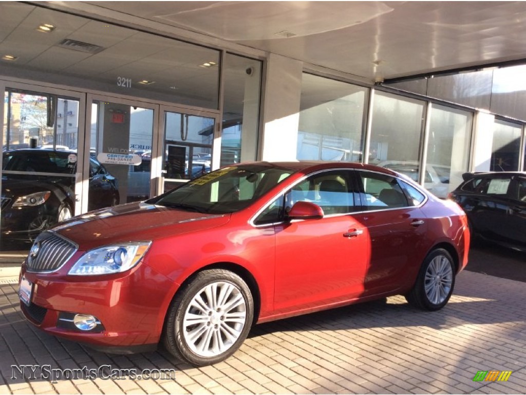Crystal Red Tintcoat / Cashmere Buick Verano 
