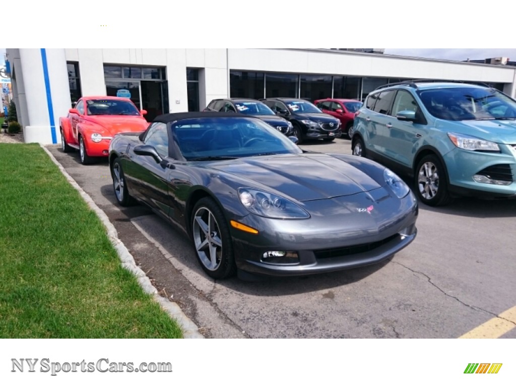 2013 Corvette Convertible - Cyber Gray Metallic / Ebony photo #1