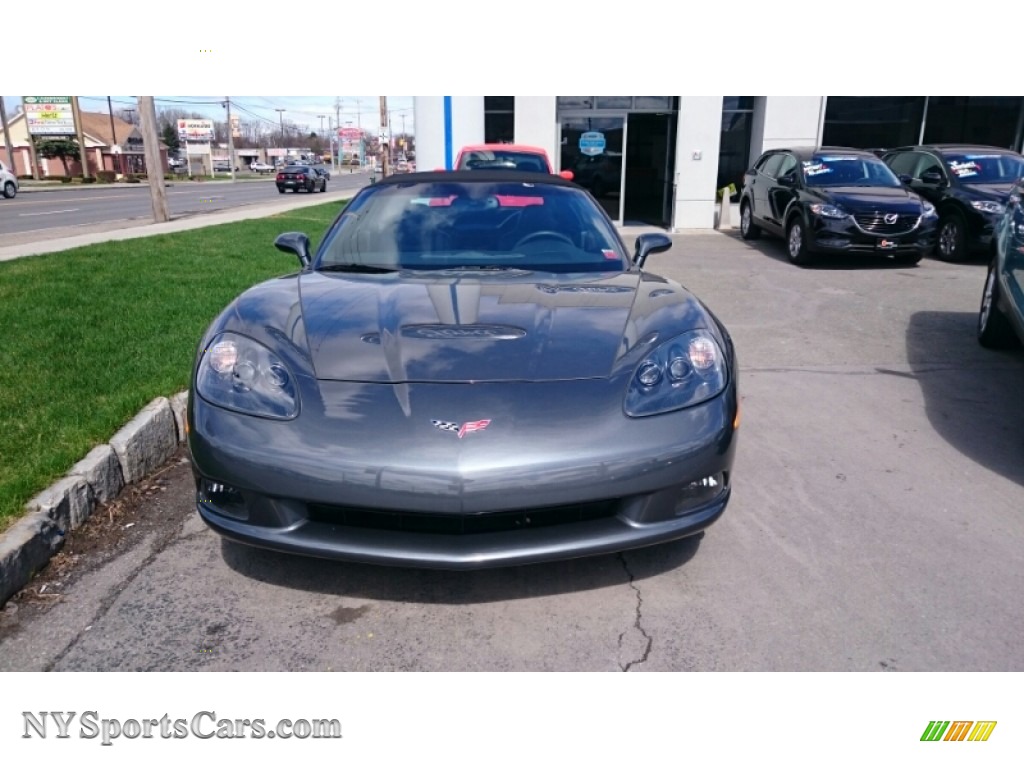 2013 Corvette Convertible - Cyber Gray Metallic / Ebony photo #2