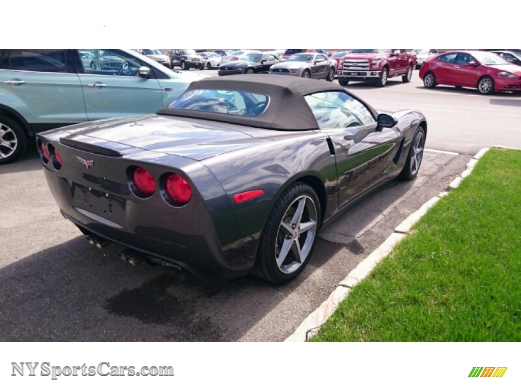 2013 Corvette Convertible - Cyber Gray Metallic / Ebony photo #5