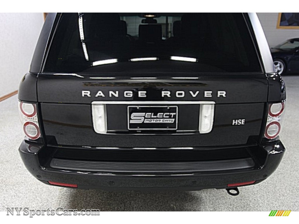 2012 Range Rover HSE - Santorini Black Metallic / Jet photo #5