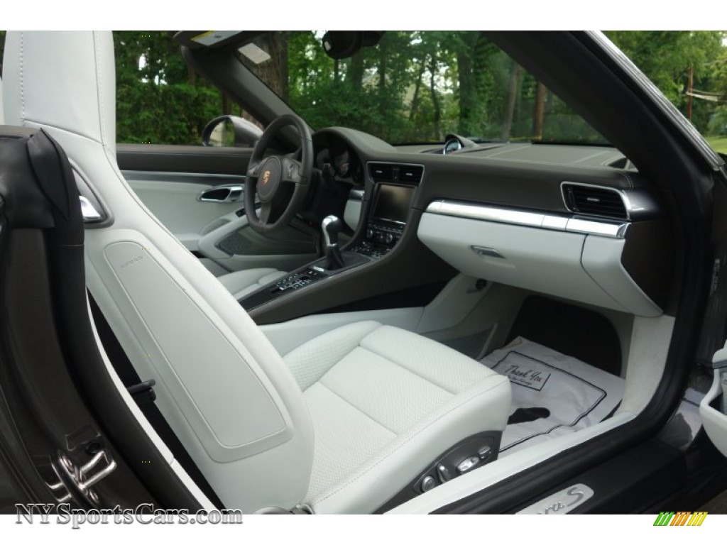 2014 911 Carrera S Cabriolet - Agate Grey Metallic / Agate Grey/Pebble Grey photo #15