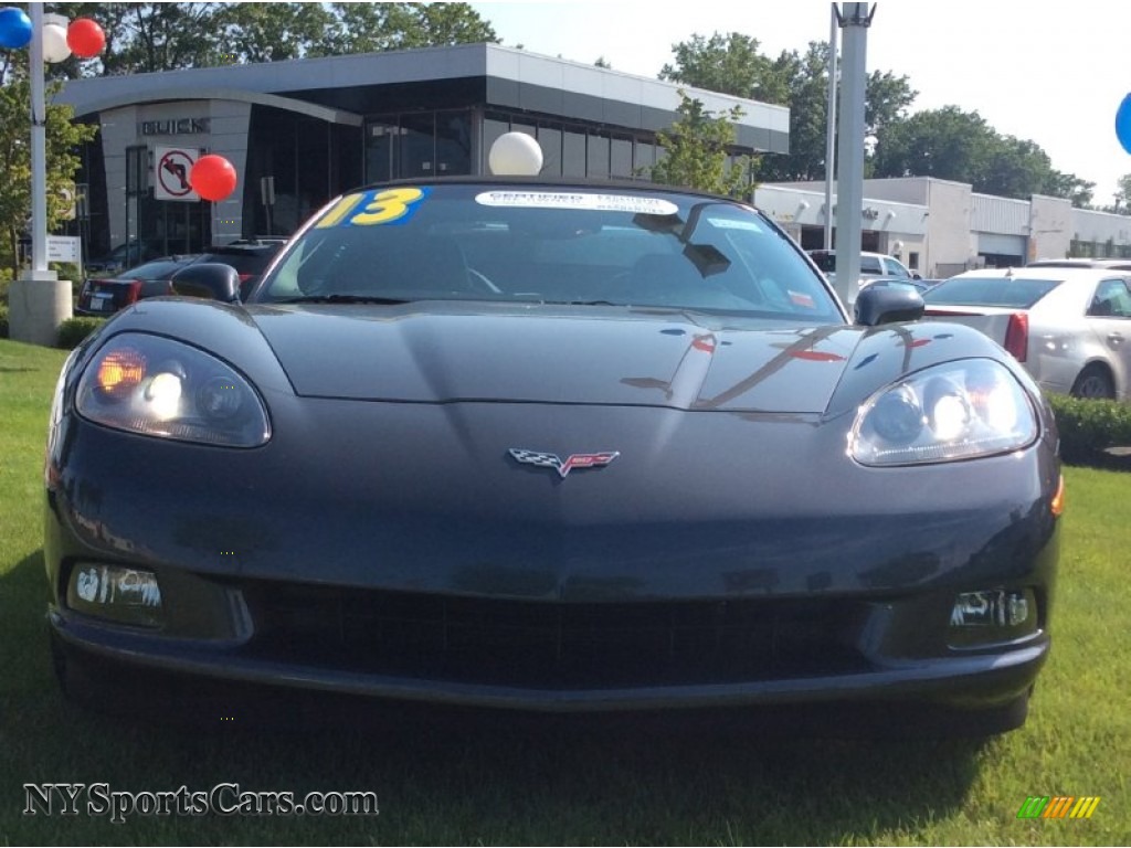 2013 Corvette Convertible - Cyber Gray Metallic / Ebony photo #2