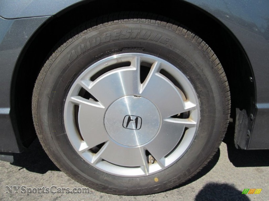 2010 Civic Hybrid Sedan - Polished Metal Metallic / Beige photo #45