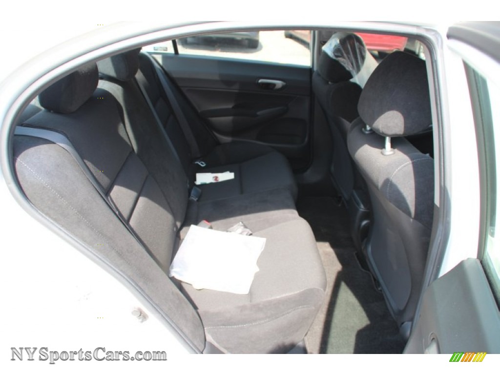 2009 Civic LX-S Sedan - Taffeta White / Black photo #20