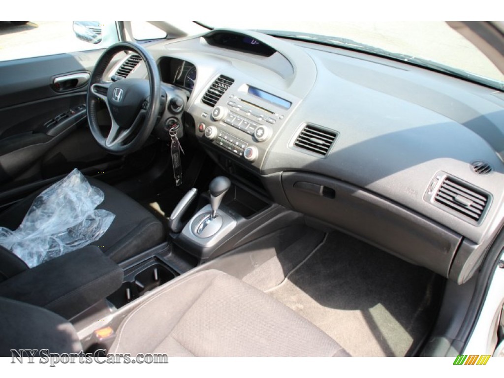 2009 Civic LX-S Sedan - Taffeta White / Black photo #22