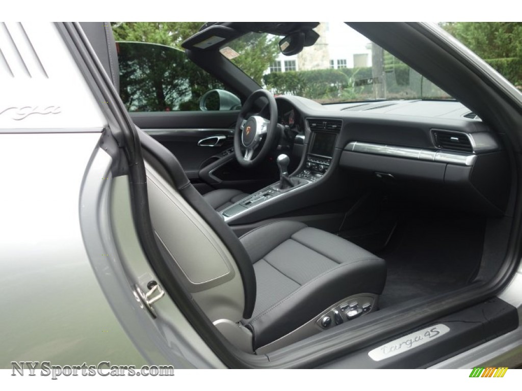 2015 911 Targa 4S - GT Silver Metallic / Black photo #15