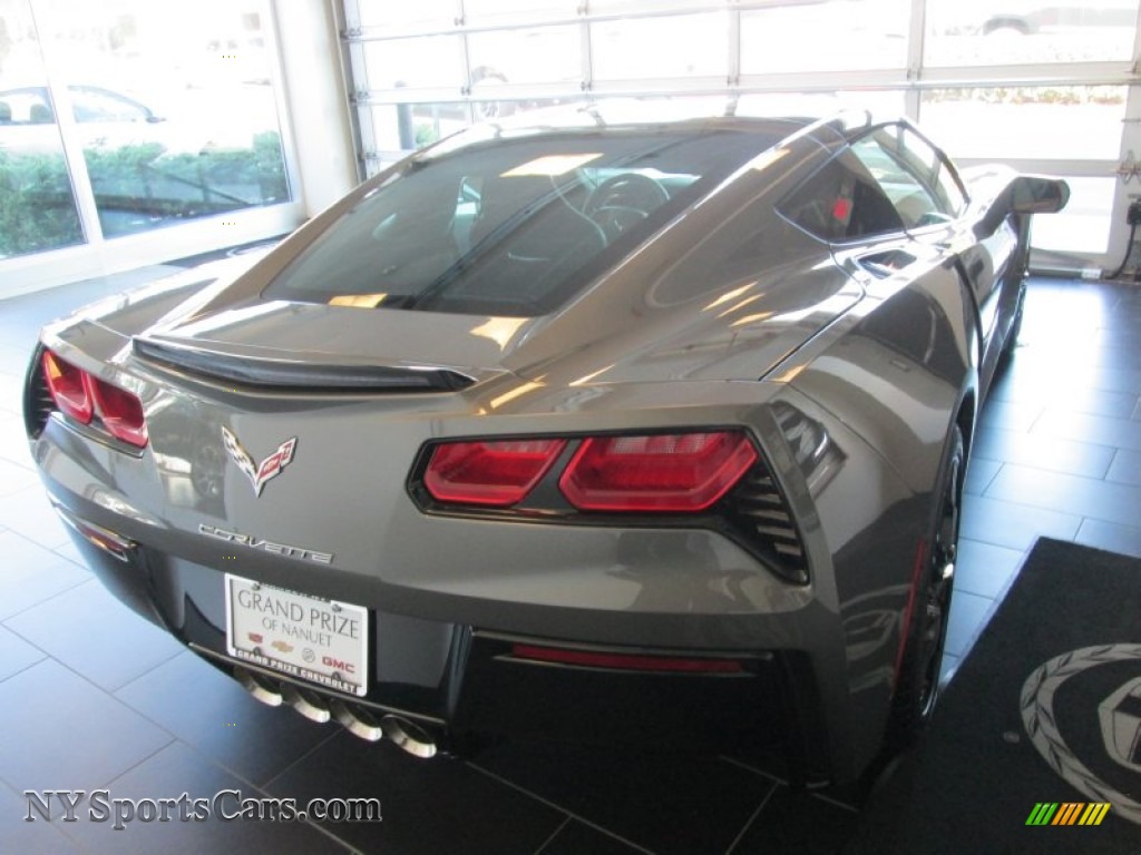 2016 Corvette Stingray Coupe - Shark Gray Metallic / Jet Black photo #2