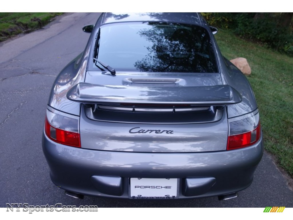 2003 911 Carrera Coupe - Seal Grey Metallic / Black photo #11