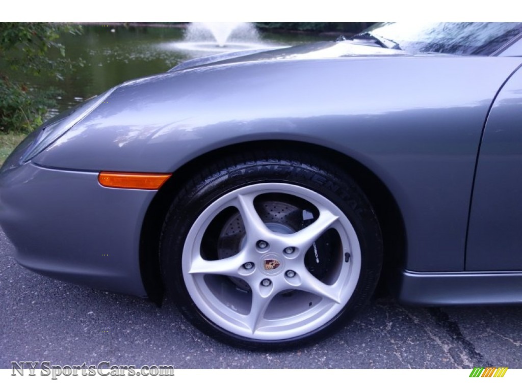 2003 911 Carrera Coupe - Seal Grey Metallic / Black photo #12