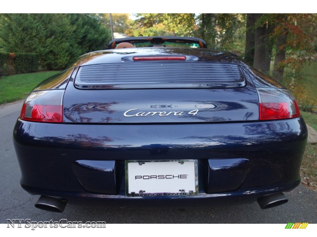 2003 911 Carrera 4 Cabriolet - Midnight Blue Metallic / Cinnamon Brown photo #5