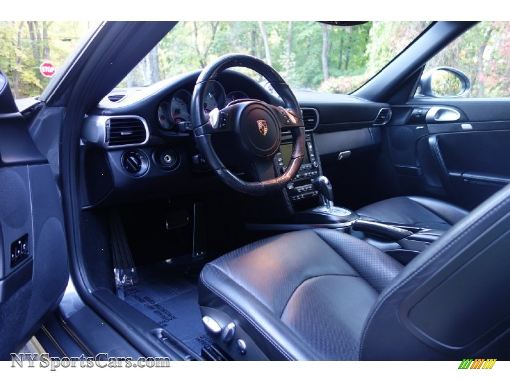 2012 911 Turbo S Coupe - Meteor Grey Metallic / Black photo #11