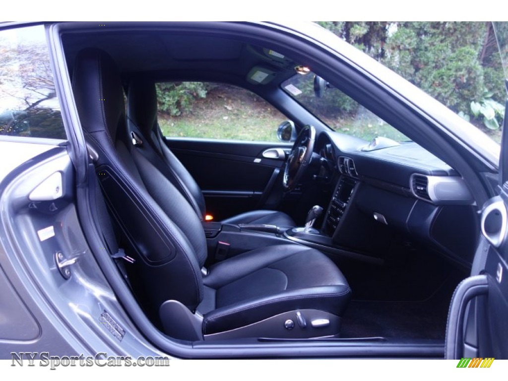 2012 911 Turbo S Coupe - Meteor Grey Metallic / Black photo #15