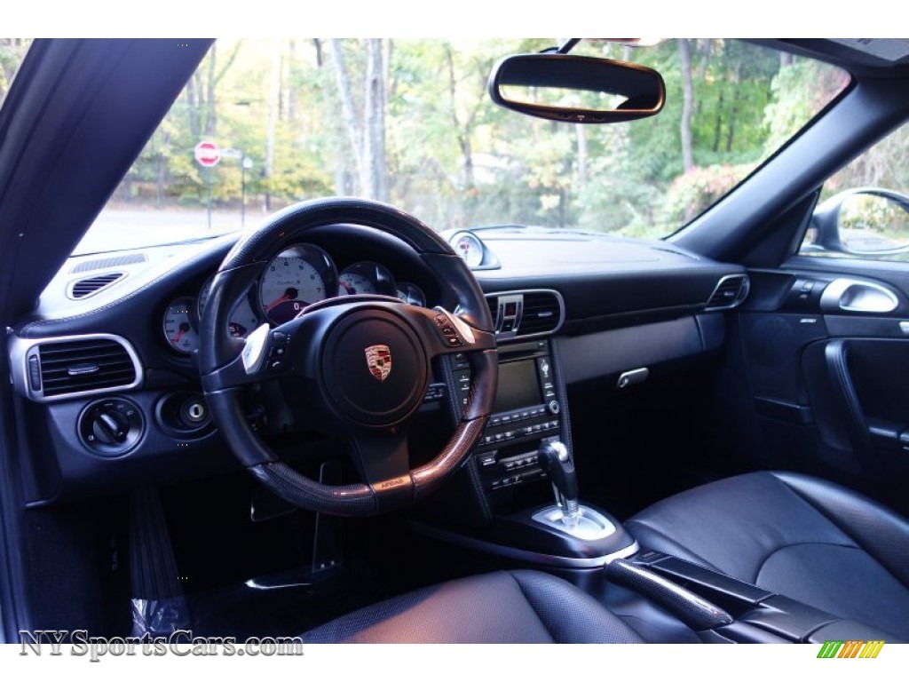 2012 911 Turbo S Coupe - Meteor Grey Metallic / Black photo #19