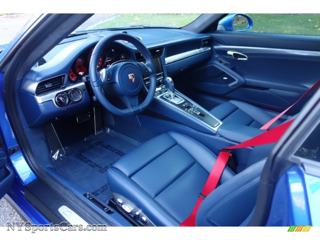 2015 911 Carrera 4 Coupe - Sapphire Blue Metallic / Yachting Blue photo #11