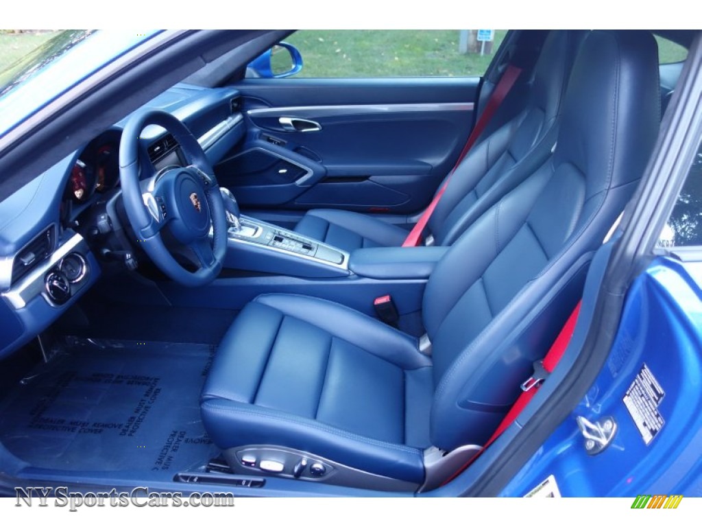 2015 911 Carrera 4 Coupe - Sapphire Blue Metallic / Yachting Blue photo #17