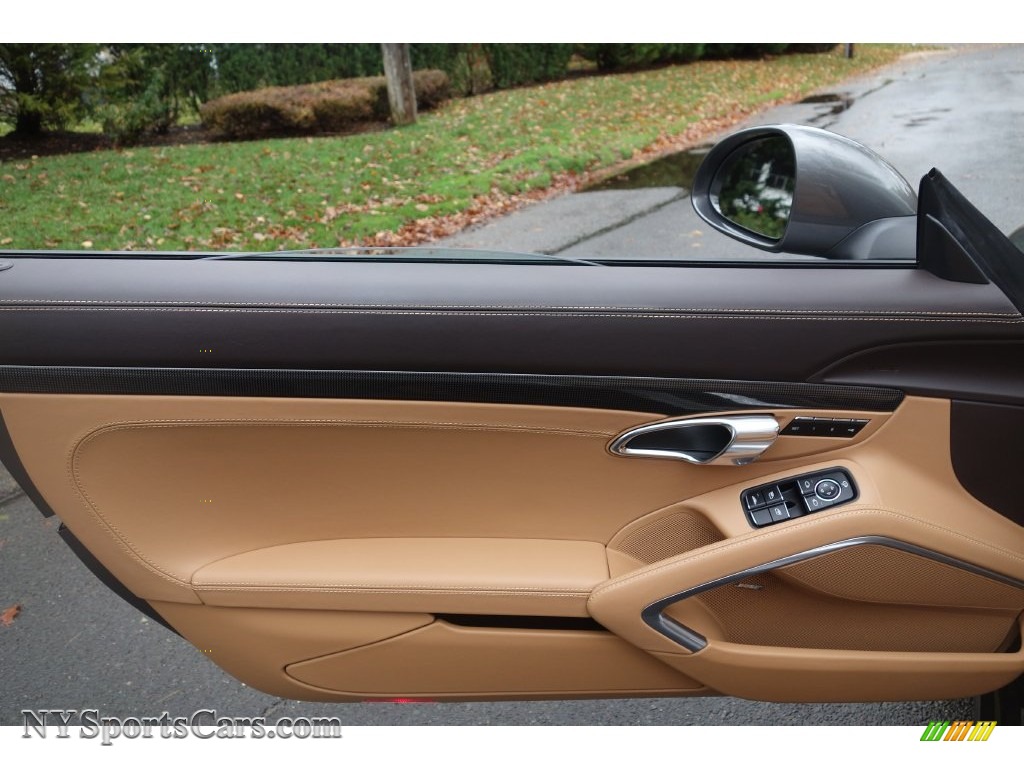 2014 911 Carrera 4S Cabriolet - Agate Grey Metallic / Espresso/Cognac Natural Leather photo #12