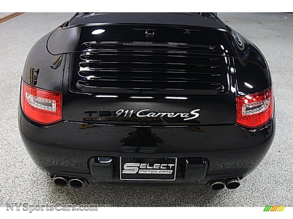 2012 911 Carrera S Cabriolet - Black / Black photo #5