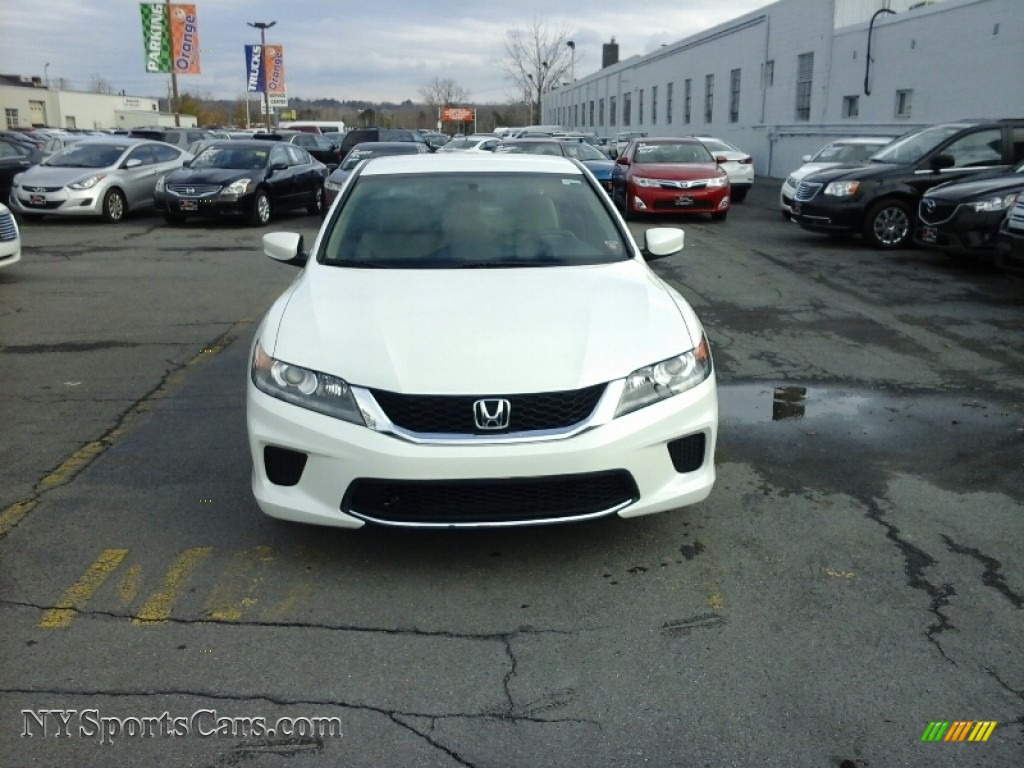 2014 Accord LX-S Coupe - White Orchid Pearl / Ivory photo #2