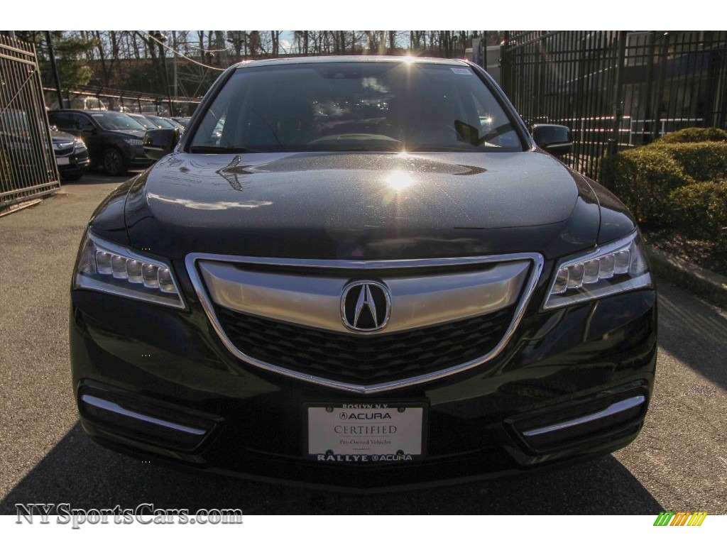 2014 MDX SH-AWD Technology - Crystal Black Pearl / Parchment photo #2