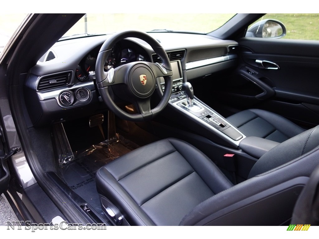 2014 911 Carrera Coupe - Agate Grey Metallic / Black photo #11