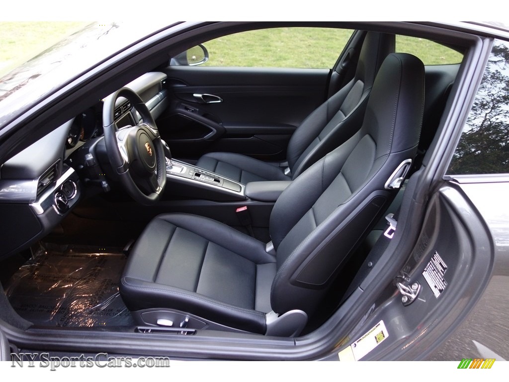 2014 911 Carrera Coupe - Agate Grey Metallic / Black photo #16