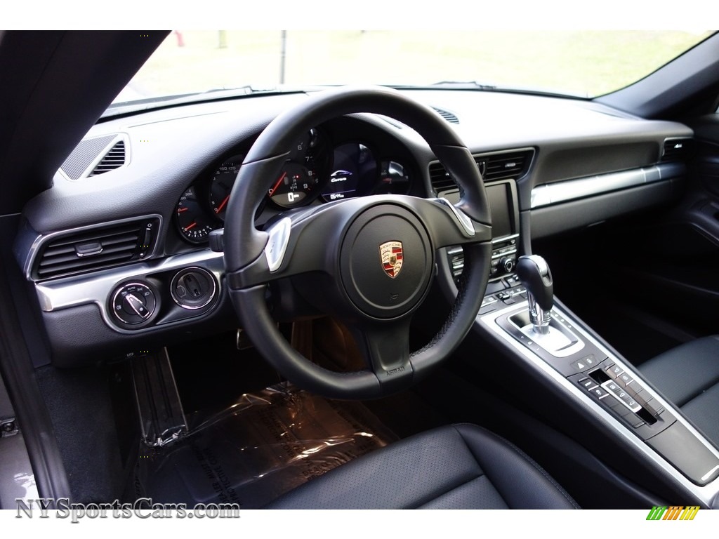 2014 911 Carrera Coupe - Agate Grey Metallic / Black photo #18