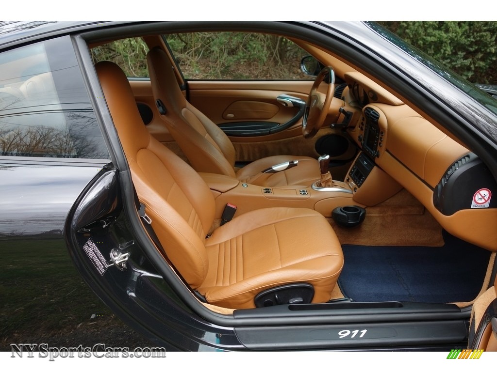 2000 911 Carrera 4 Millennium Edition Coupe - Violettchromaflair Metallic / Natural Brown photo #17
