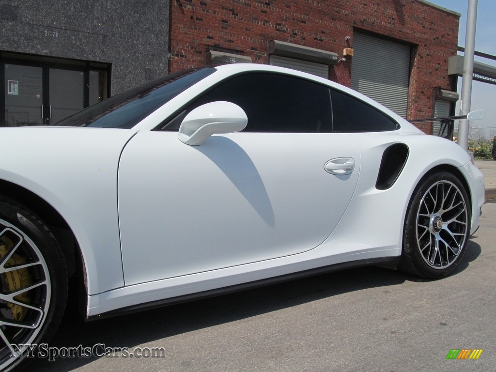 2014 911 Turbo S Coupe - White / Black photo #14